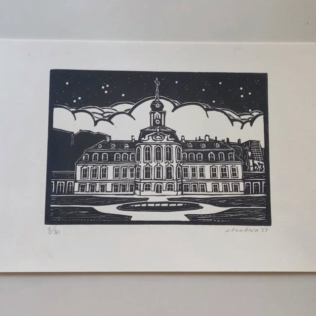 Gohliser Schlösschen Leipzig
Linoldruck
30 Stück limited edition
