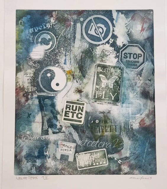 etching meets streetart
"hall of fame" Part IlI
Version 9

Aquatinta Radierung 2024
#radierung #etching #streetartmeetsetching
