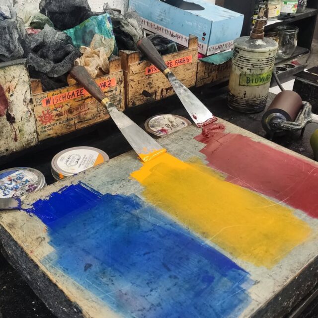 New Etching Project....
Some Colors needed.

#etcetera23 #etching #radierung #bauhaus #formandfunction