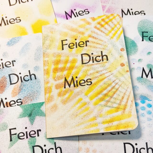 Was willst du mehr...Feier Dich Mies.... Zu jeder Zeit.Hol dir deine Karte im@westfachOder direkt bei mir PMME!#westfach #leipzig #feierdichmies #bleisatz#limitededition